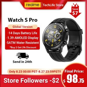 Realme Watch S pro 1.39″ Always-On Smartwatch Global Version