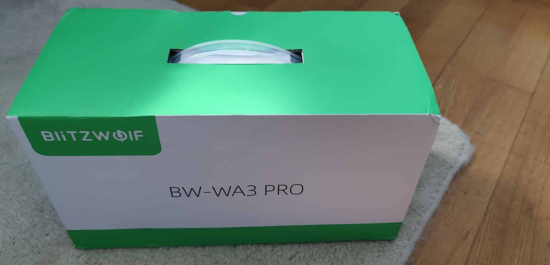 BlitzWolf BW-WA3 Pro packaging