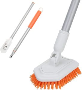 Extendable Long Handle Shower Cleaning Brush