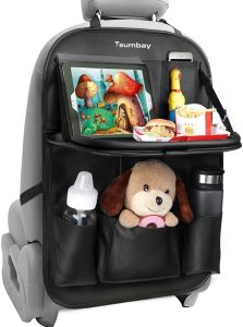Tsumbay Car Backseat Organizer w/ Tablet Holder