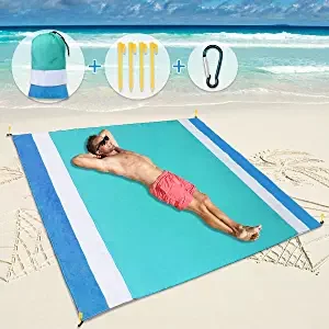 BRGOOD Oversized Beach Blanket 82×79 inch