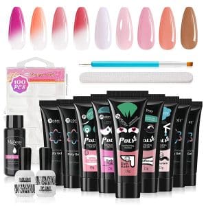 9 Colors Nail Extension Gel Kit