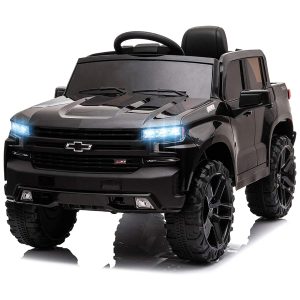 Funtok Chevrolet Silverado Kids Electric Powered Ride on Car