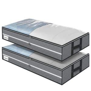 HONEIER 2Pcs Under Bed Storage Bags 96L