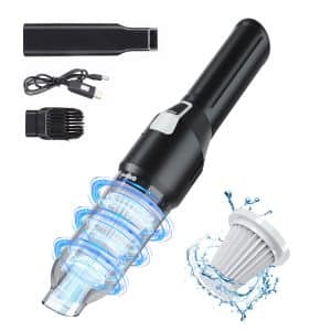 YURIKO Handheld Cordless Vacuum Cleaner for Car Pet Home Cleaning