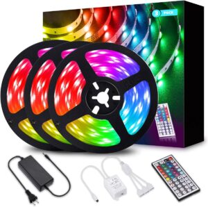 39.3FT/12M LED Strip Light Kit with Remote Controller