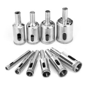 10-Piece KIHIGHPO Diamond Drill Bit Set