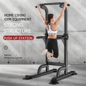 SINGES Adjustable Height Power Tower Home Exercise Station