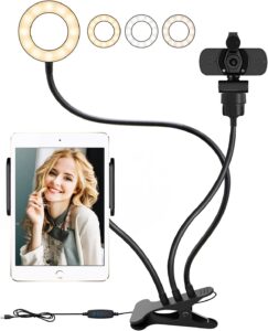 Webcam Light Stand for Live Stream