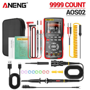 Aneng AOS02 Digital Oscilloscope Multimeter 9999 Counts