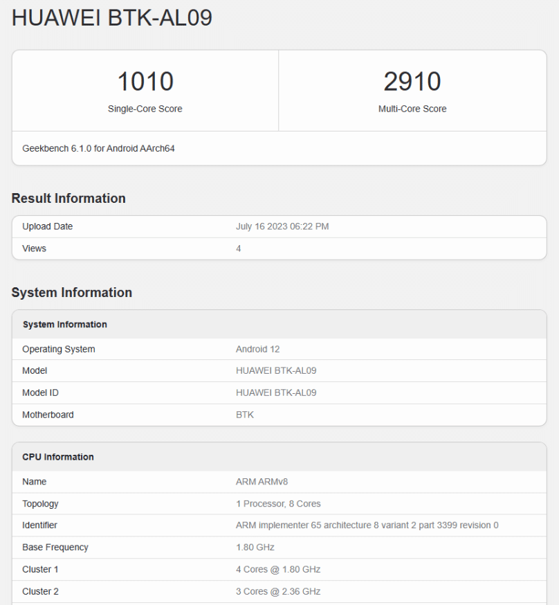 Huawei MatePad 2023 