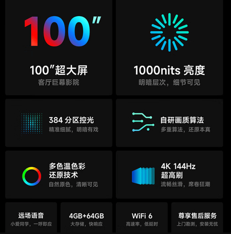 Xiaomi TV S Pro 100-inch