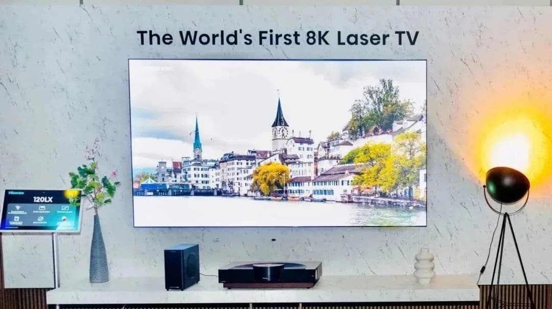 Hisense 120-Inch Foldable Screen Laser TV