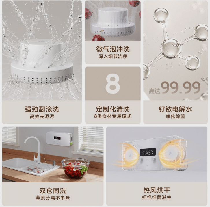 Xiaomi Mijia Fruit and Vegetable Cleaning Machine