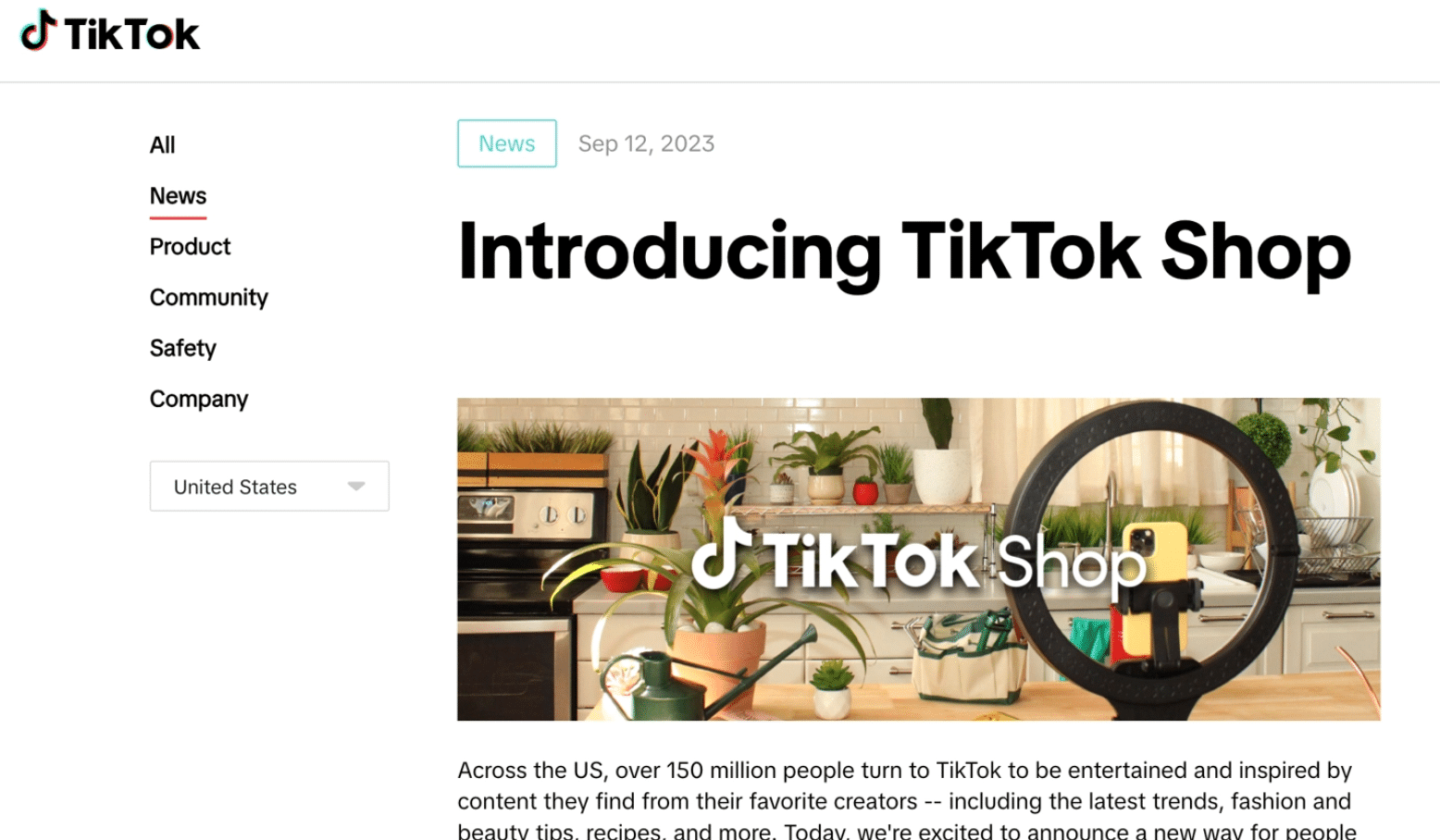 TikTok Shop US