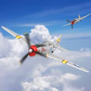 VolantexRC Mini P-47 Warbird EPP 400mm RC Airplane RTF
