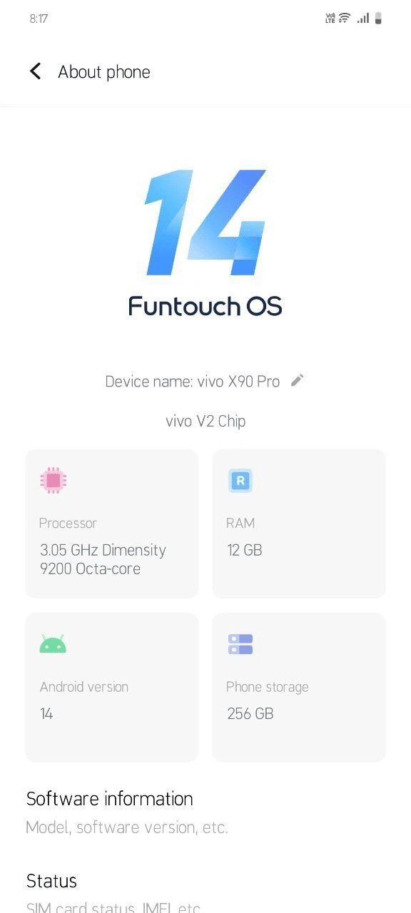 FuntouchOS 14