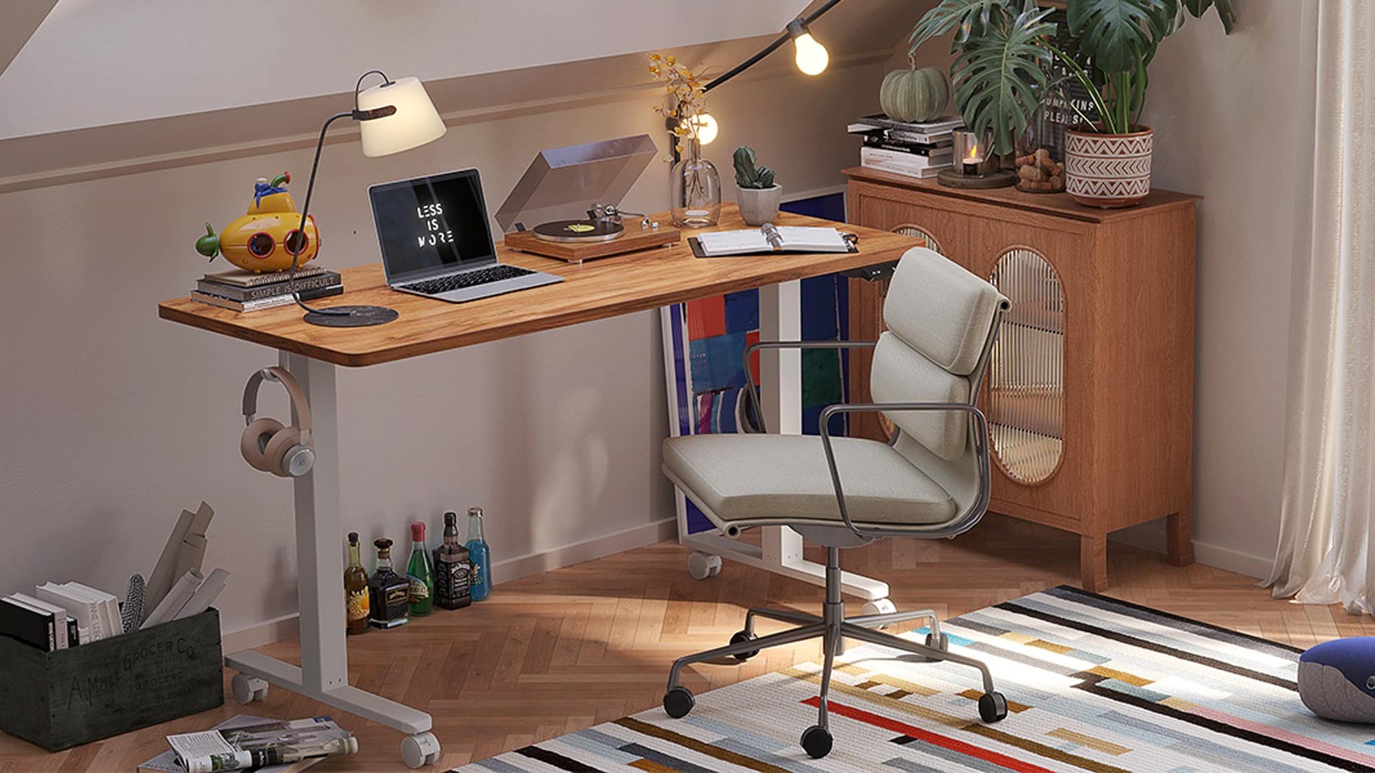 Fezibo Electric Standing Desk for home Office