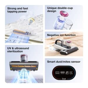 Jimmy BX6 Pro Double Cup Anti-Mite Vacuum Cleaner