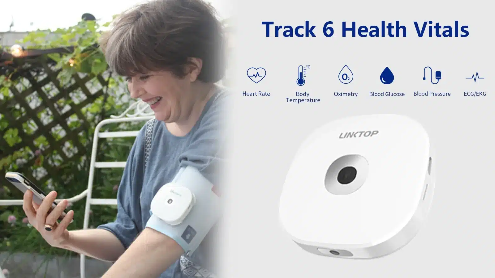 Linktop 6-in-1 Remote Health Monitoring system