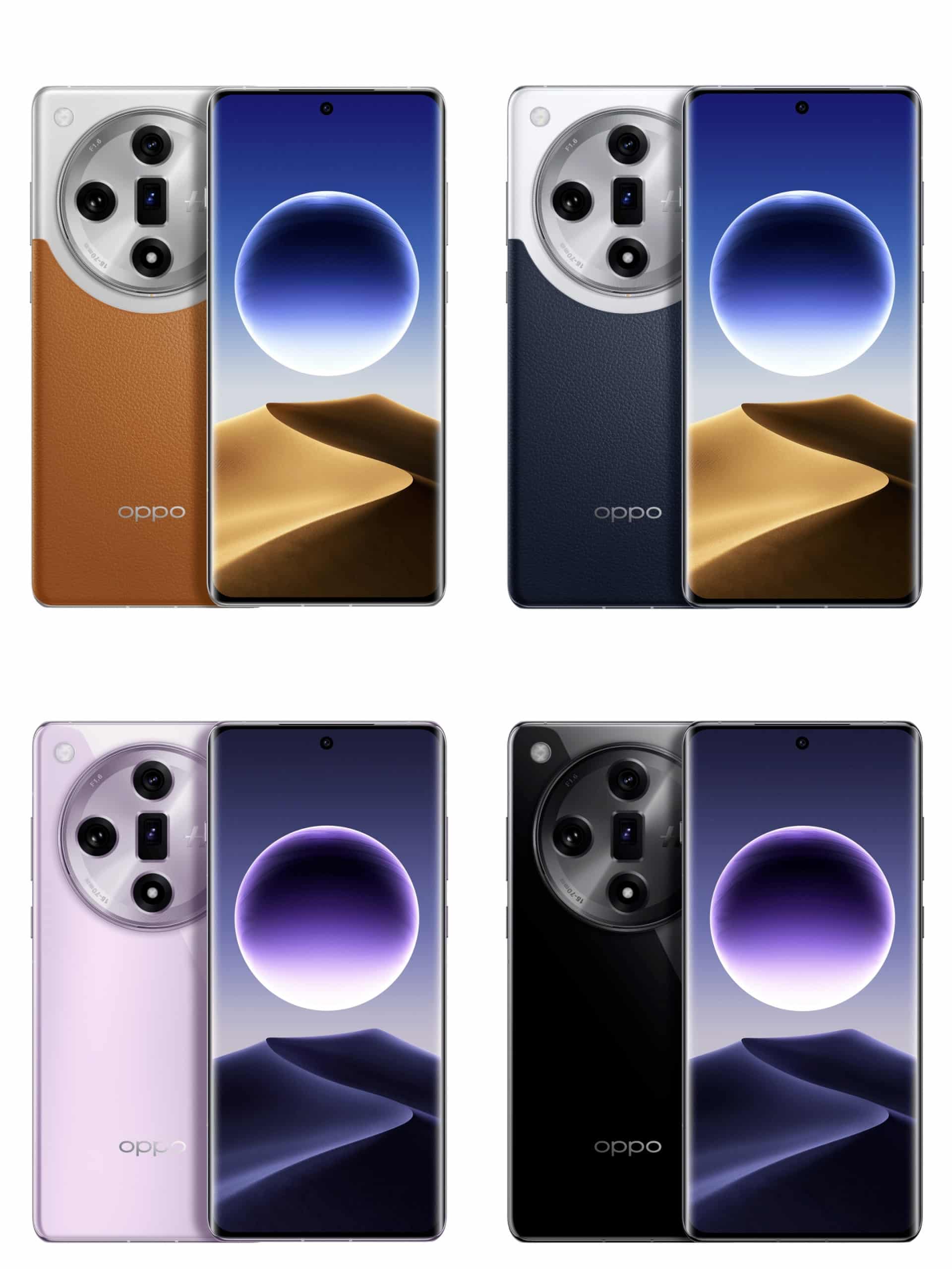 OPPO Find X7 Series Official Images Unveiled: First Dual Periscope Lens ...