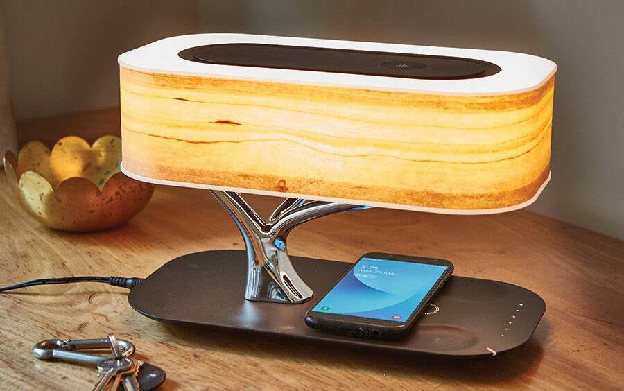 Sharper Image Bonsai Bluetooth Speaker Lamp