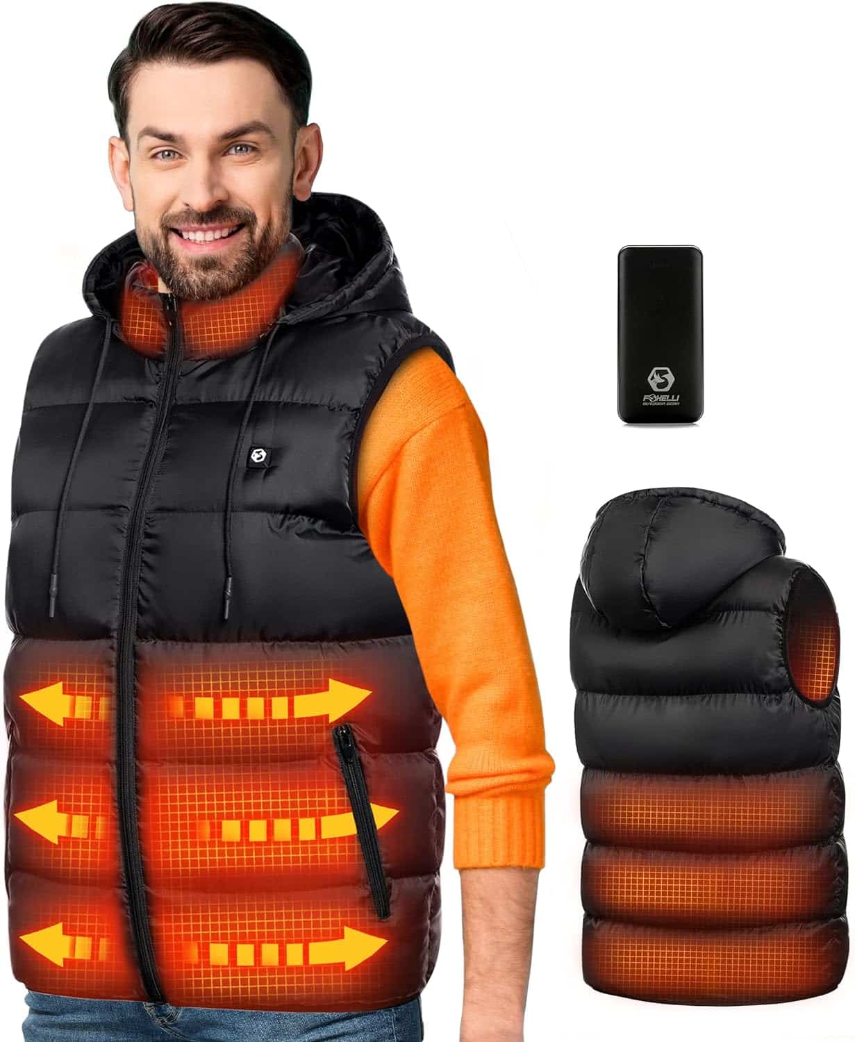 Foxelli Men's Heated Vest