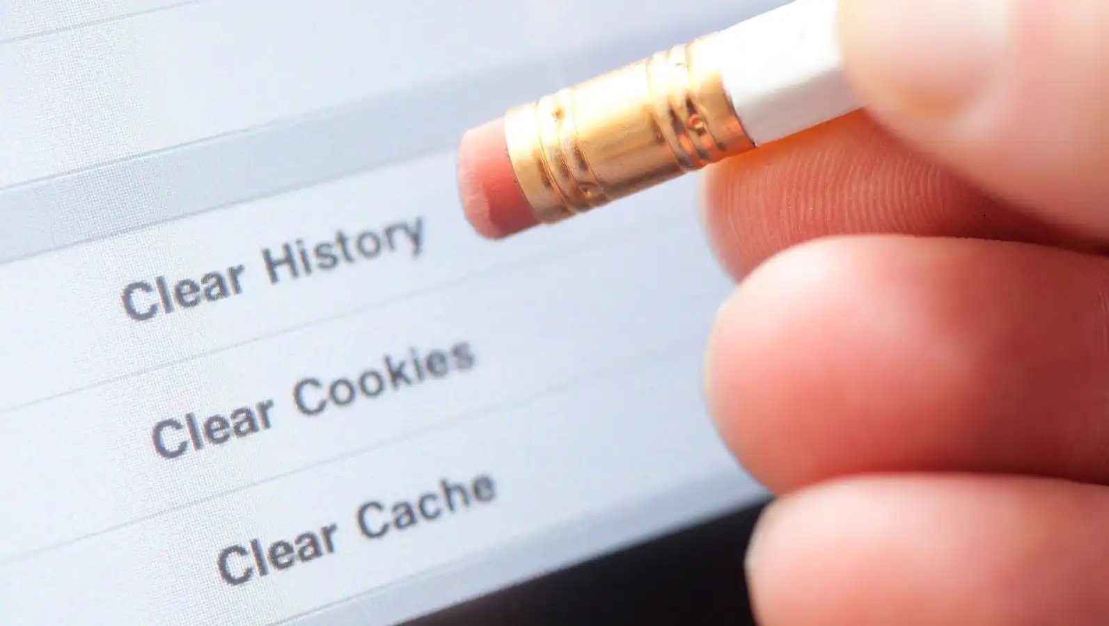 Clear Cache and Cookies: