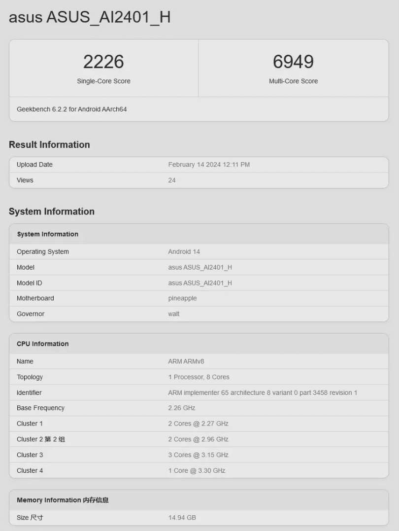 Asus Zenfone 11 Ultra
