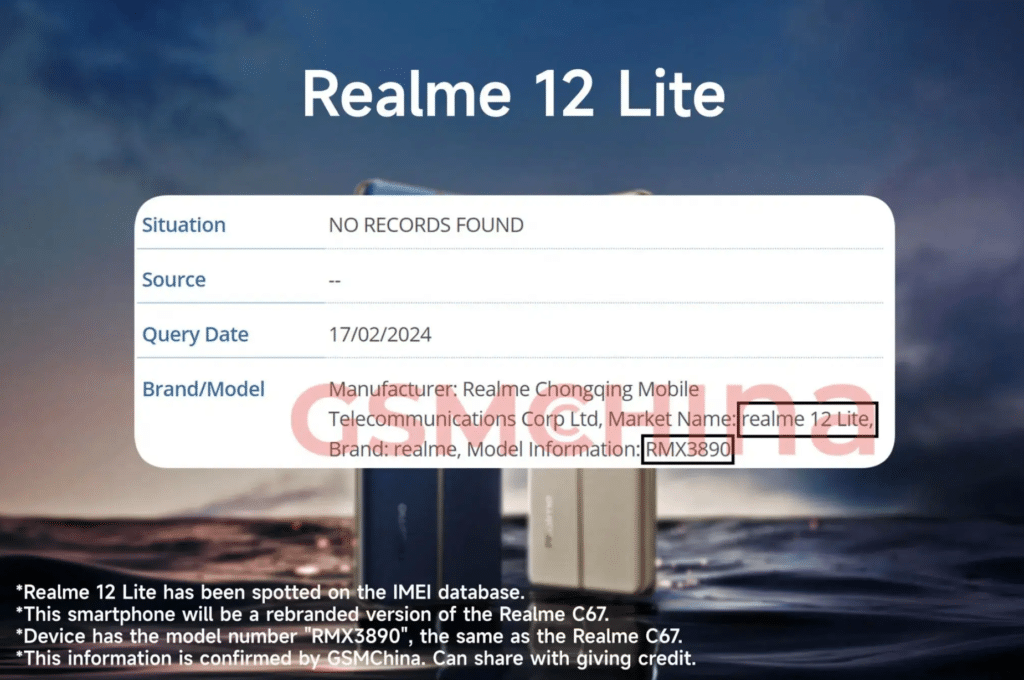 Realme 12 Lite