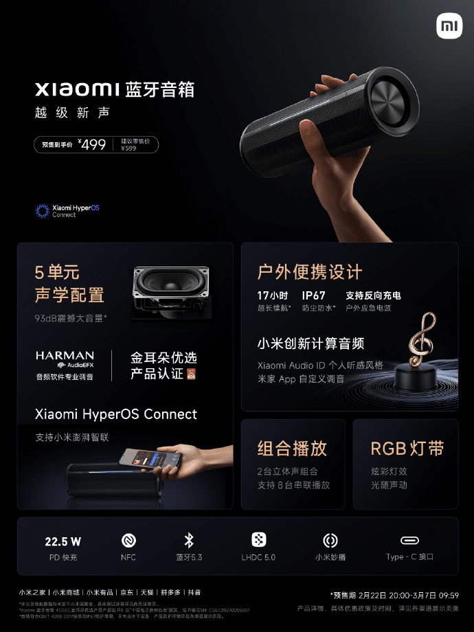 Xiaomi Bluetooth Speaker Mini