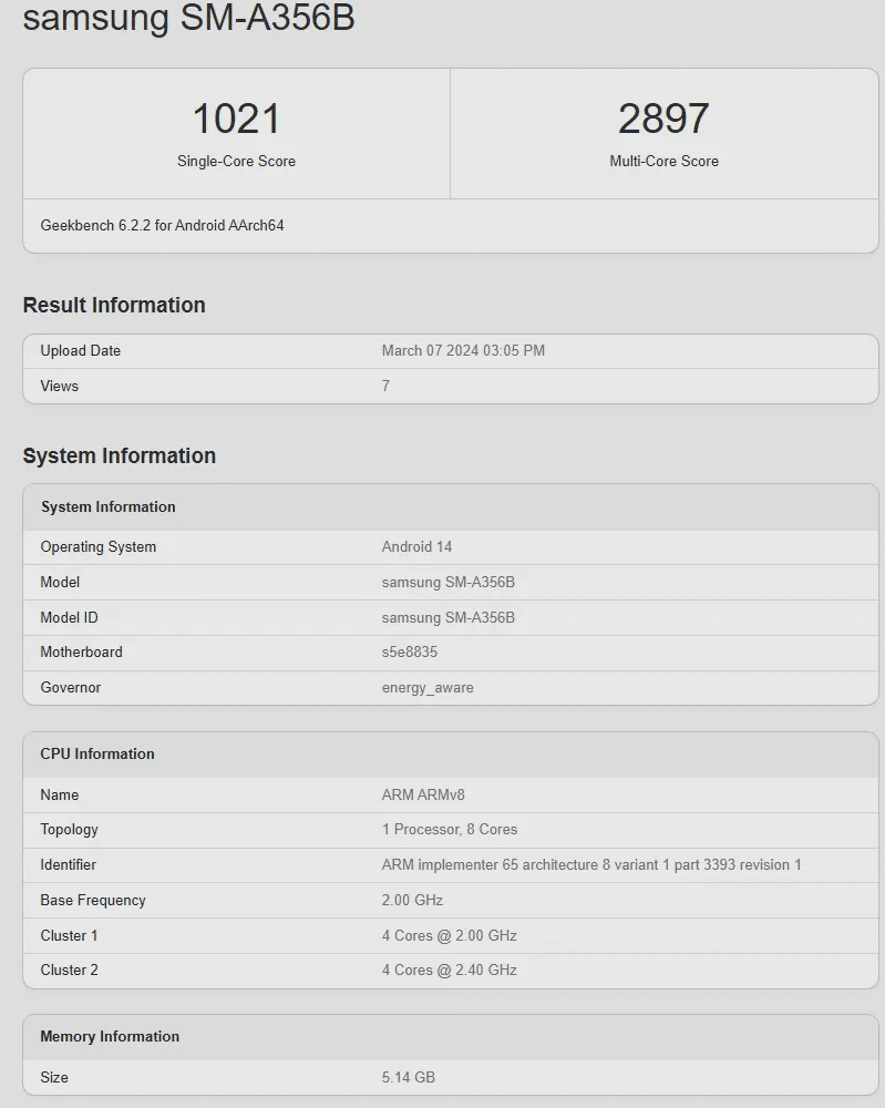 Samsung Galaxy A35