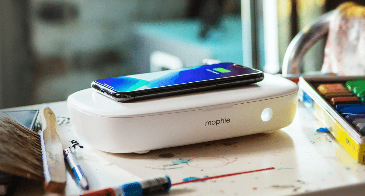 mophie UV Sanitizer with Wireless Charging
