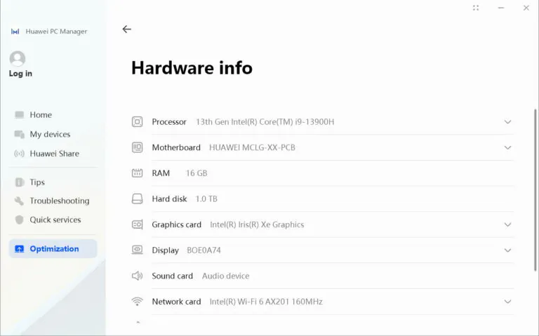 Huawei MateBook D 16 2024 specs