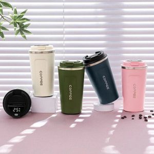 Smart LED Display Stainless Steel Thermos Bottle