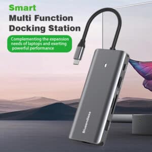 Aluminum 10 in 1 Type-C Docking Station
