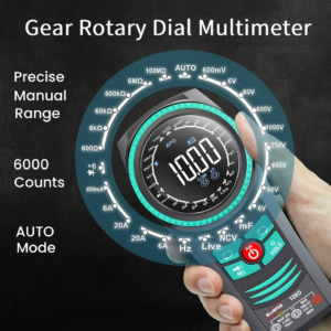 Portable Rotary Dial Smart Digital Multimeter