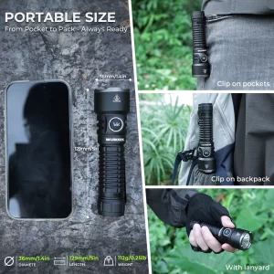 Wurkkos TS28 SFT70.2 Nagy Teljesítményű EDC Zseblámpa