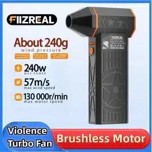 Fiizreal X50 Brushless Turbo Fan 240W High-Speed Portable