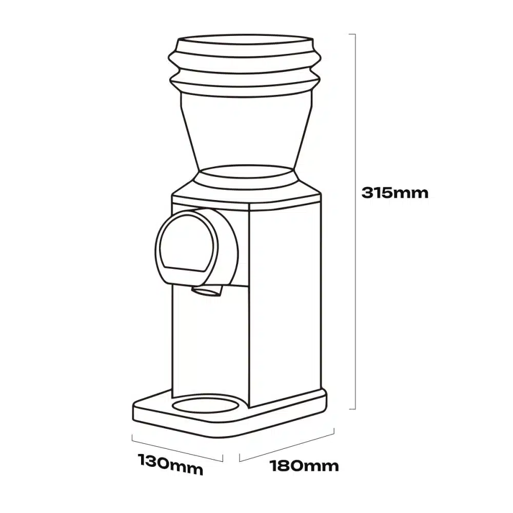 HiBREW G3 Plus Electric Coffee Grinder for Espresso - Image 7