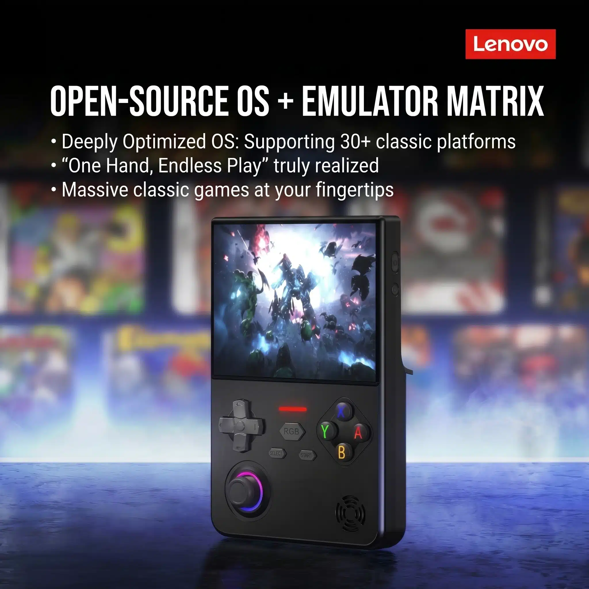 Lenovo G02 Portable Retro Gaming Console - Image 2