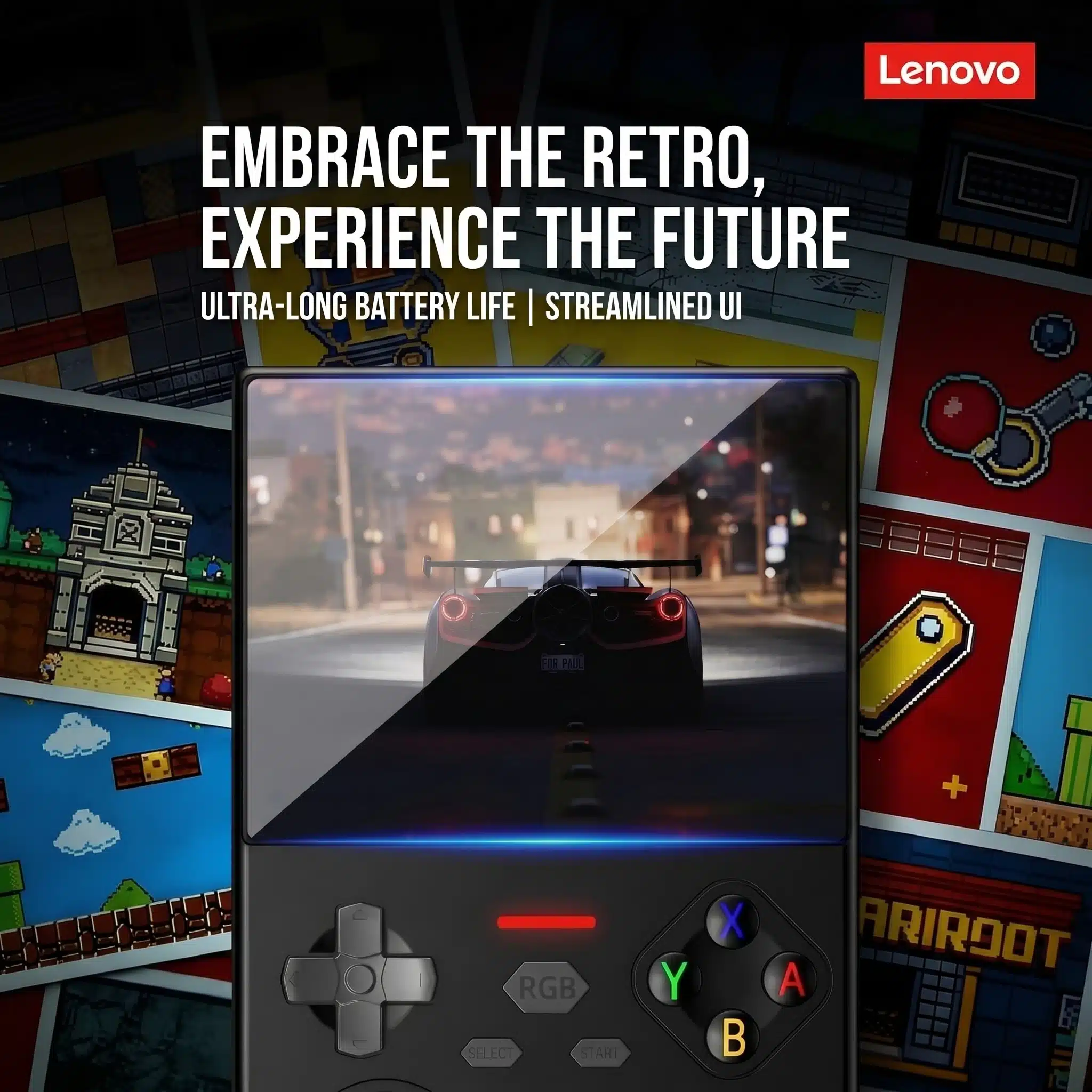 Lenovo G02 Portable Retro Gaming Console - Image 3