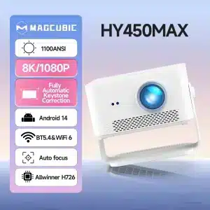Magcubic HY450MAX Portable 1080P Android WiFi6 Projector