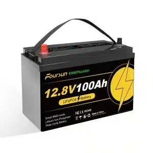 Foursun 12V LiFePO4 Akumulator głębokiego cyklu z BMS