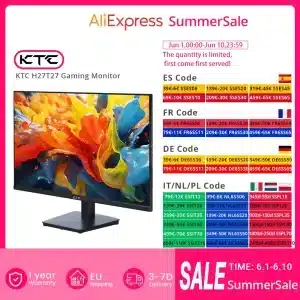 KTC H27T27 27″ QHD IPS Monitor gamingowy