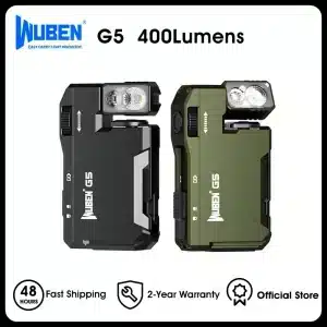 WUBEN G5 Πολύχρωμος Μαγνητικός Φακός EDC 400 Lumen