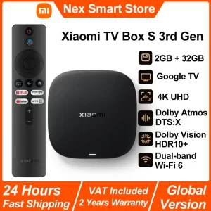 Xiaomi TV Box S 3rd Gen 4K UHD Médialejátszó