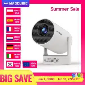 Magcubic HY300 Pro+ Φορητός Έξυπνος Προβολέας 8K 720P