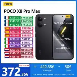 Poco X8 Pro Max 5G Smartfon z 1.5K AMOLED