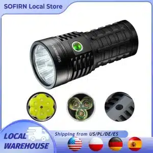 Sofirn Q8 Plus 16000lm Szupererős LED zseblámpa